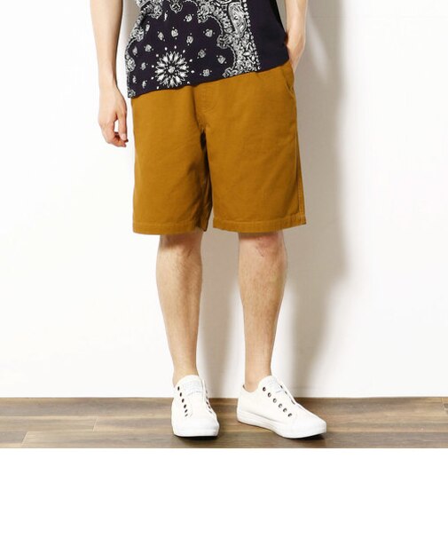 《コットン》イージー ショートパンツ