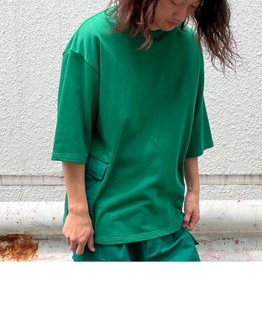 カーゴポケットビッグ半袖プルオーバー