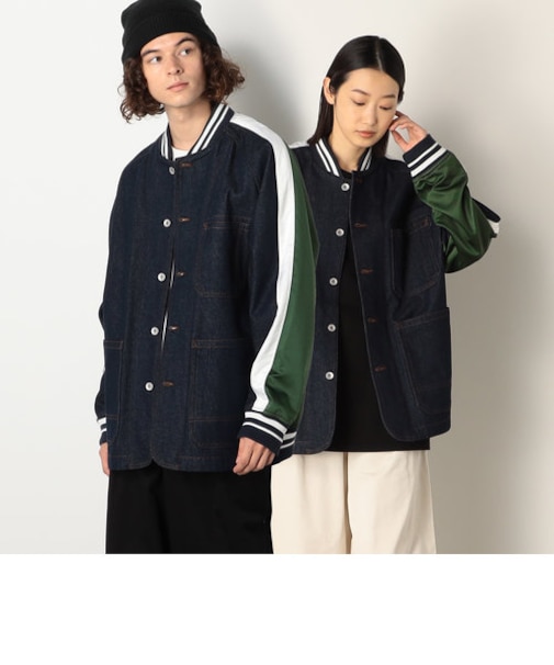 カバーオール＆スカジャンミックスブルゾン