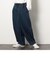 デニムワイドテーパードパンツ