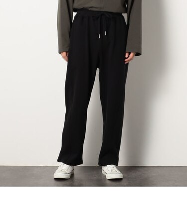 裏毛ワイドテーパードパンツ