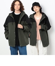 バックフリースボンディング マウンテンパーカー