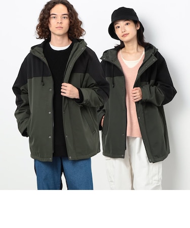 バックフリースボンディング マウンテンパーカー