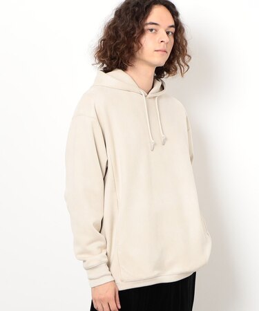 フェイクスエード ダンボールニット バルーンパーカ