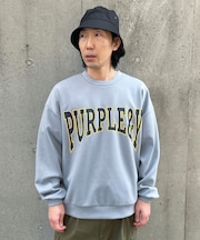ダンボールニット ロゴプリントプルオーバー