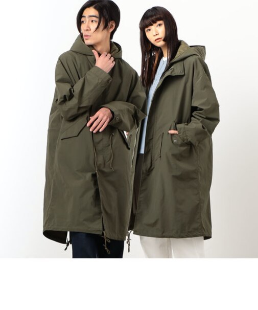 ナイロンタッサー ４ＷＡＹ モッズコート［フーデットベストセット］