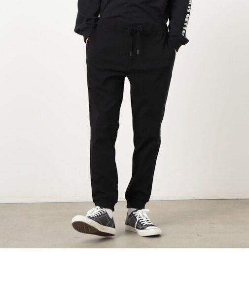 レーヨンナイロンストレッチツイル ジョガーパンツ