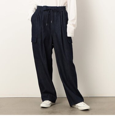 ライトオンスデニム イージー カーゴパンツ