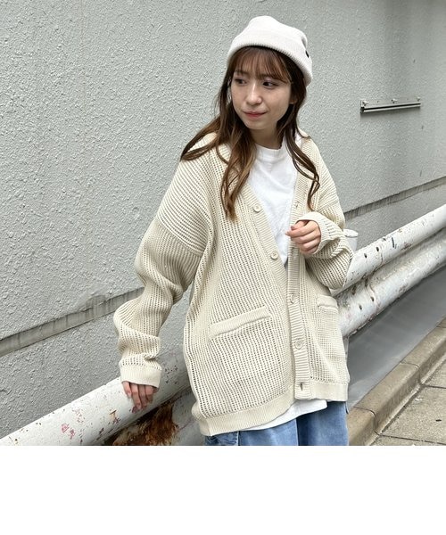 セットアイテム】 メッシュ カーディガン＋ Tシャツ｜パープルアンド