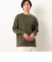 裏起毛 ワッフル クルーネックＴシャツ