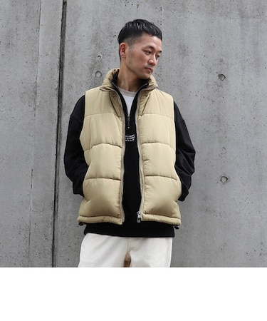 ポリエステルタフタ 機能中綿ベスト