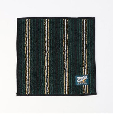 ストライプ柄 パイルタオルハンカチ