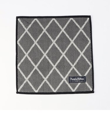 ダイヤ柄 パイルタオルハンカチ