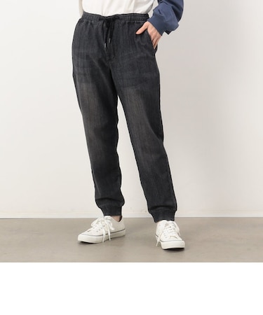 ストレッチ デニム ジョガーパンツ