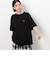 ハートロゴプリント ロング丈半袖Ｔシャツ