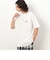 ハートロゴプリント ロング丈半袖Ｔシャツ