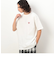 ハートロゴプリント ロング丈半袖Ｔシャツ