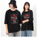 フロスト加工プリントＴシャツ