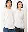 裏起毛ワッフル長袖Ｔシャツ