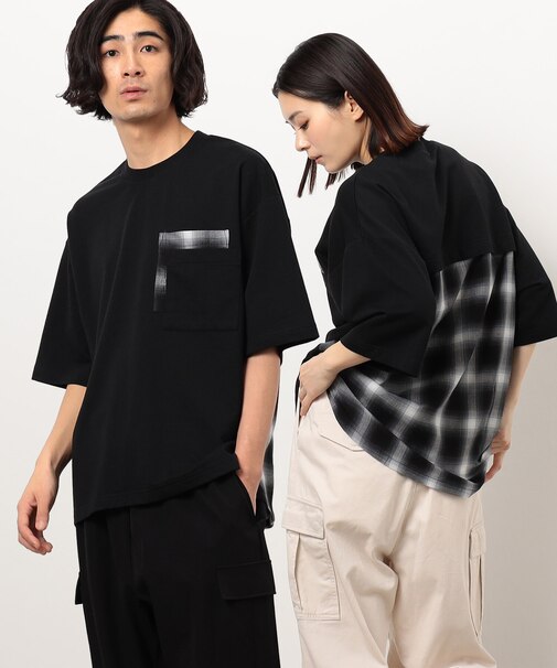 チェック切り替えプルオーバー