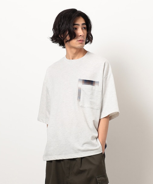 チェック切り替えプルオーバー