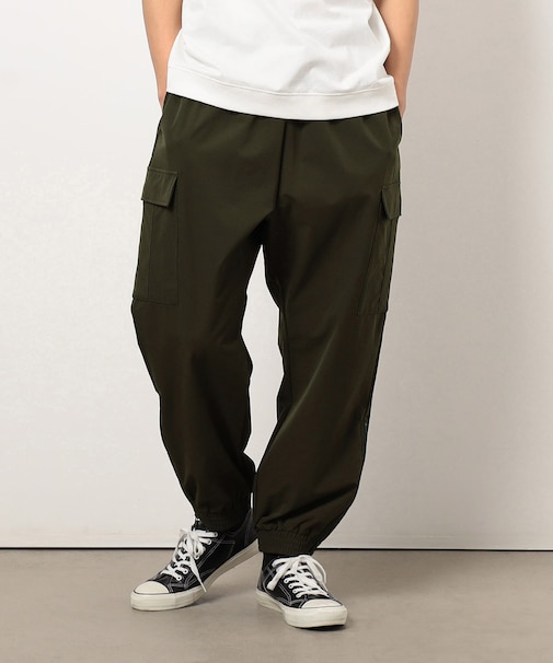 ナイロンストレッチカーゴジョガーパンツ