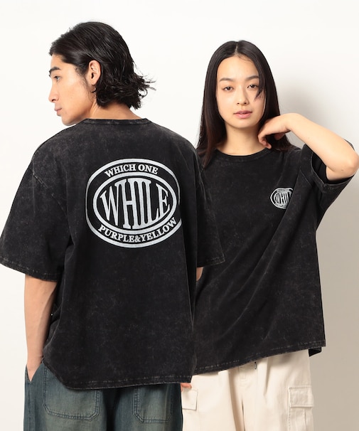 フロスト加工プリント半袖Ｔシャツ