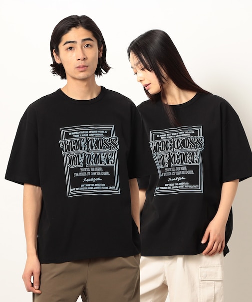 メッセージ刺繍半袖Ｔシャツ