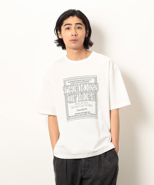 メッセージ刺繍半袖Ｔシャツ