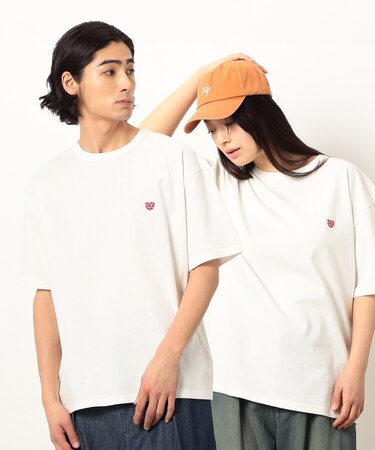 ワンポイントハート刺繍 半袖Ｔシャツ