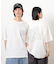 ウェーブメッセージプリント半袖Ｔシャツ