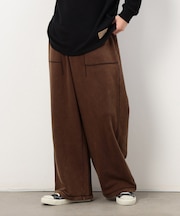 フロスト加工裏毛 パンツ