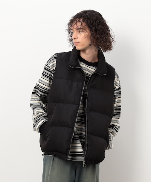 ポリエステルタフタ中綿 ベスト