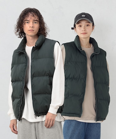 ポリエステルタフタ中綿 ベスト