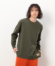 裏起毛ワッフル 長袖Ｔシャツ