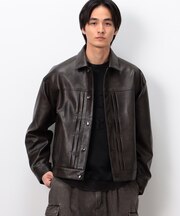 合成皮革Gジャン