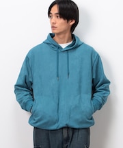 スエードタッチダンボール プルパーカ