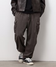 デニムワイドカーゴパンツ