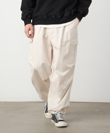 ツイルワイドカーゴパンツ