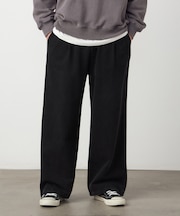 フロスト裏毛ワイドパンツ