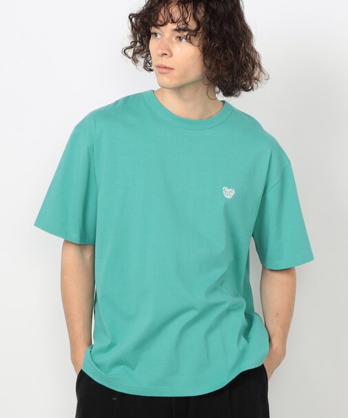ハートロゴ刺繍 半袖Tシャツ