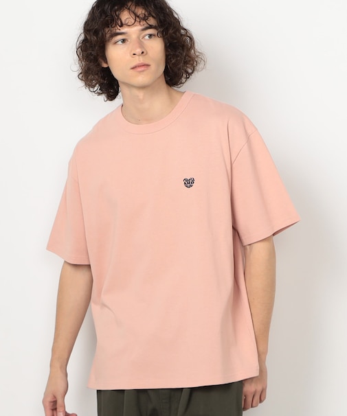 ハートロゴ刺繍 半袖Tシャツ