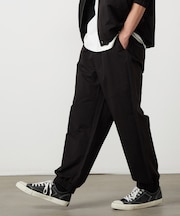 ポリエステルストレッチ ジョガーパンツ