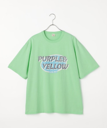 カスレロゴプリント フロスト半袖Tシャツ