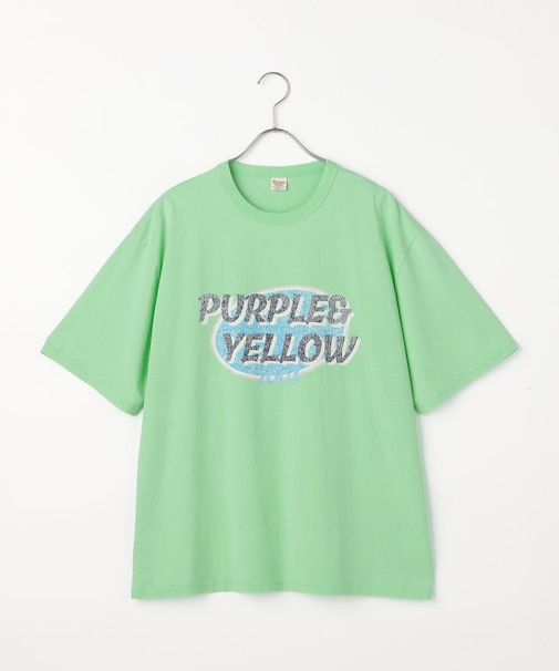 カスレロゴプリント フロスト半袖Tシャツ