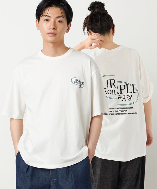 バックロゴ刺繍 半袖Tシャツ