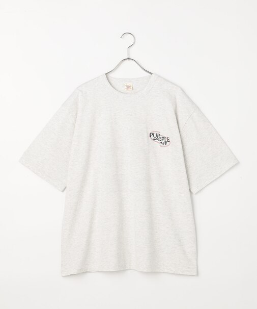 バックロゴ刺繍 半袖Tシャツ