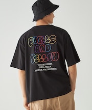 バック刺繍 半袖Tシャツ