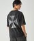 バックプリント フロスト半袖Tシャツ