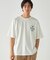 バックプリント フロスト半袖Tシャツ